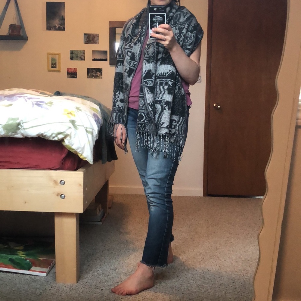 SOLD - Wilfred Wool Blanket Scarf